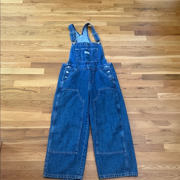 Levi’s Blue Denim Overalls - Picture 1 of 3